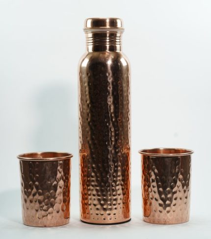 Copper Hammered Bottle (12)