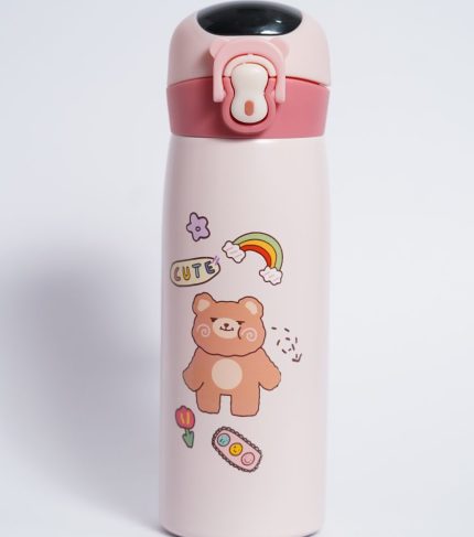 Pink Kids Sleak Long Temp Bottle (1)