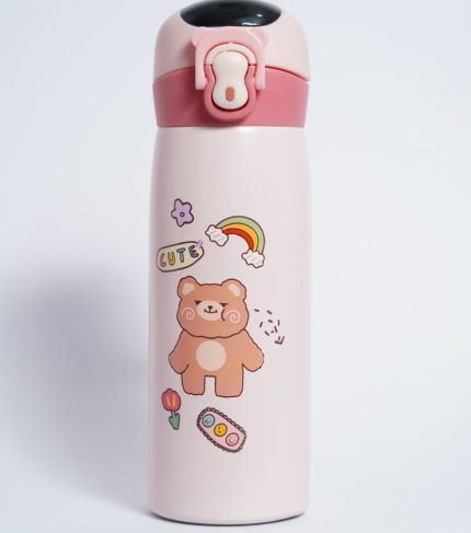 Pink Kids Sleak Long Temp Bottle (3)